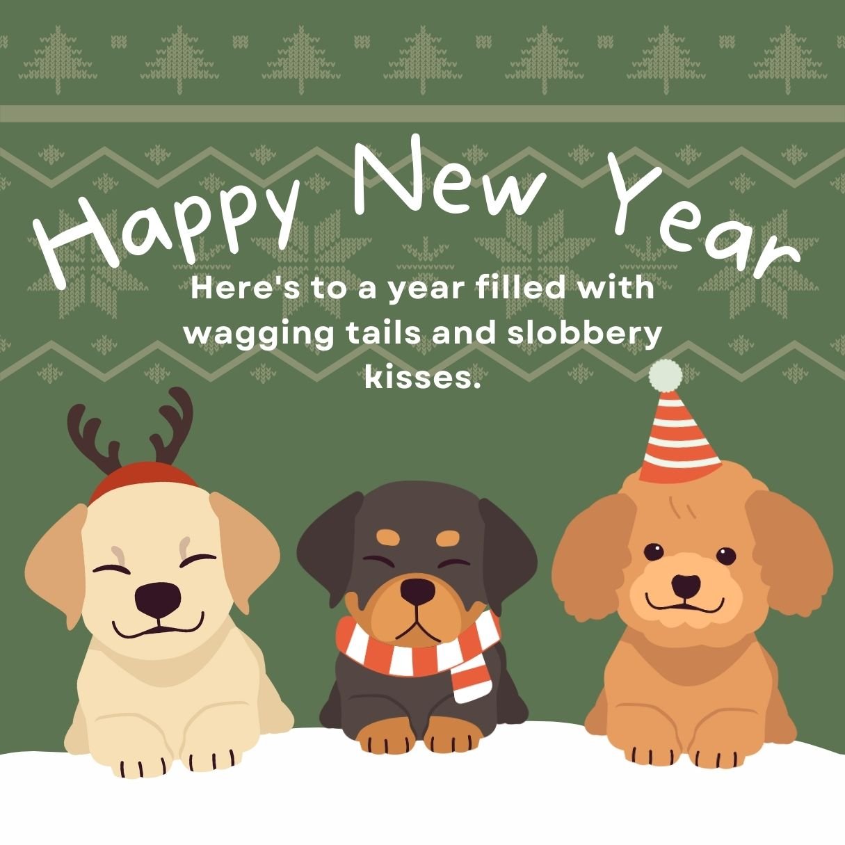 Happy New Year 2024 Wishes For Dog