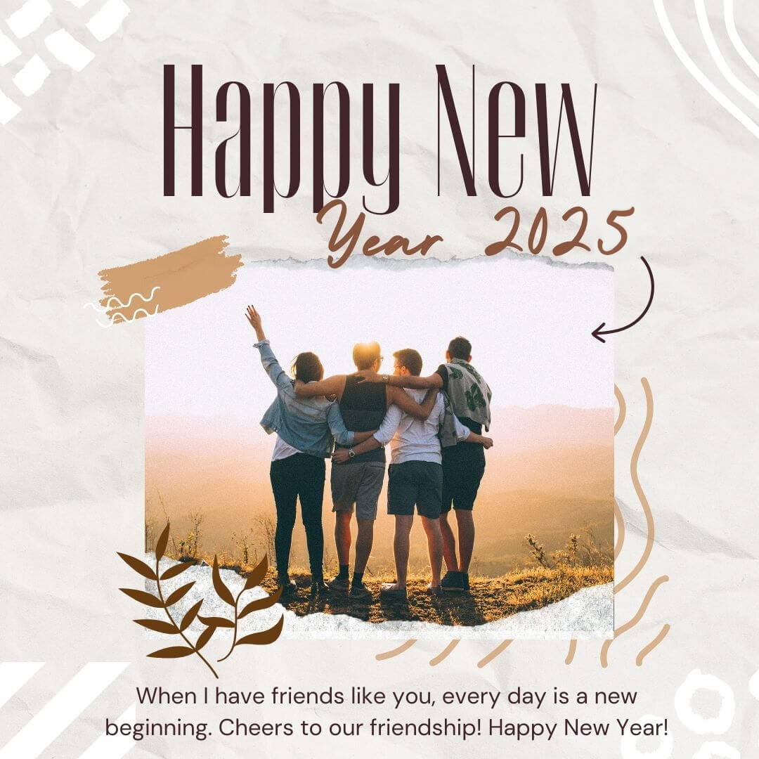 Read more about the article 150 Happy New Year 2025 Wishes for Bestie (Best Friends)