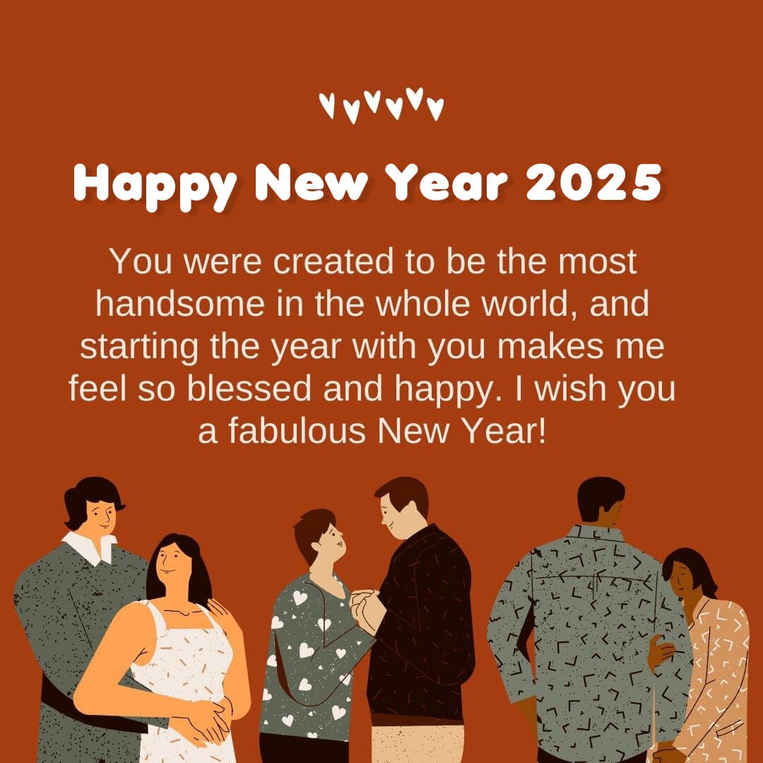 Happy New Year Wishes For Boyfriend 2025