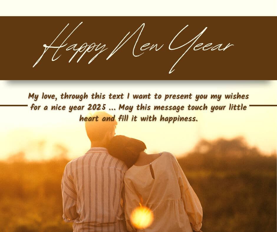 Happy New Year Wishes For Your Lover Partner Engaged COuples 2025