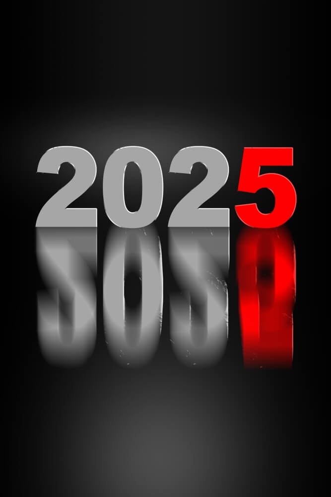 Happy New Year IPhone Wallpapers Black And Red 2025