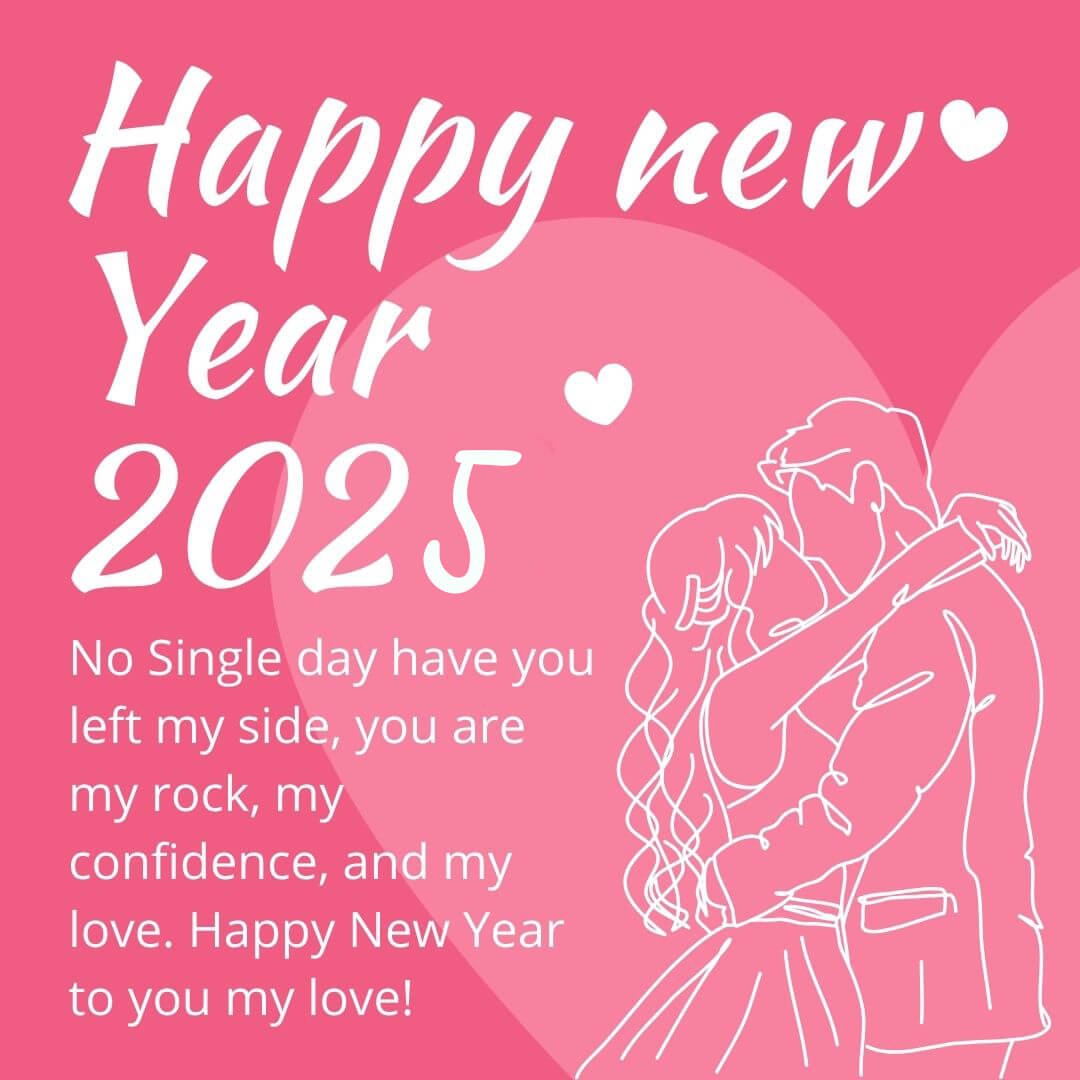 Happy New Year Wishes 2025 For Loving Boyfriend