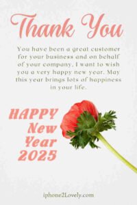 Read more about the article 60 Happy New Year 2025 Wishes for Clients and Customers