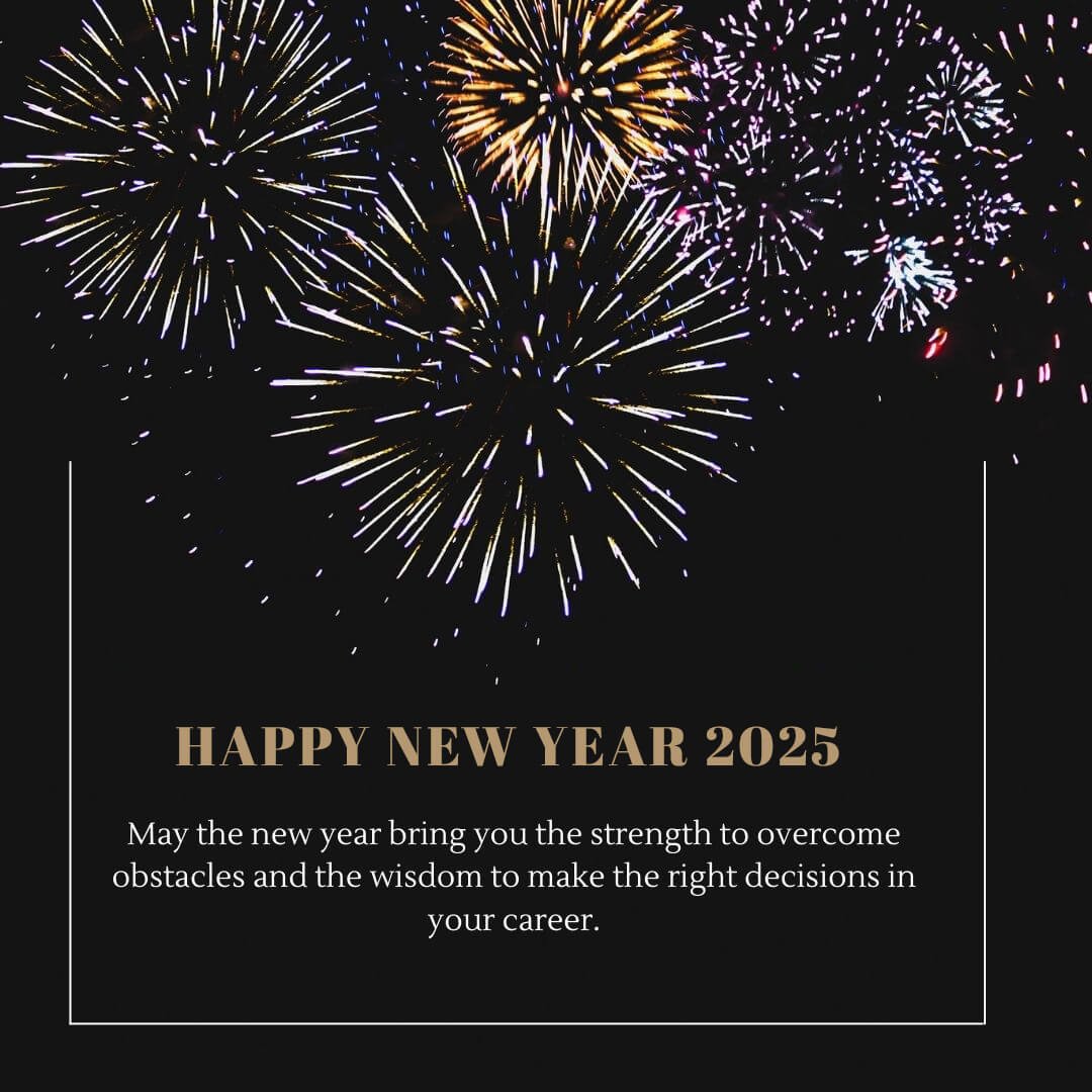 Professional 2025 Happy New Year Wishes For Collegues And Team Members