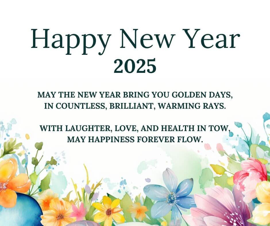 Short Happy New Year Poems 2025 For Friends And Family