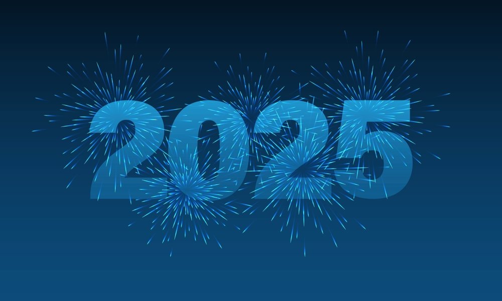 Happy New Year 2025 Background