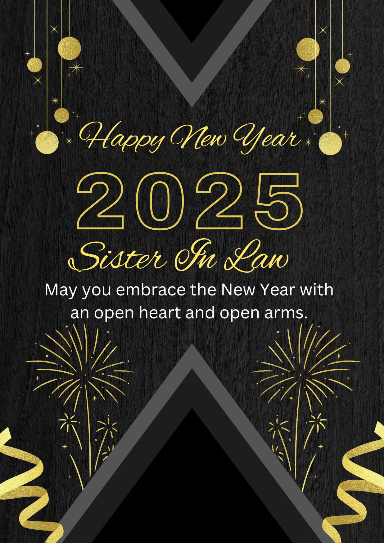 2025 Happy New Year Wishes For Sister In Law Status