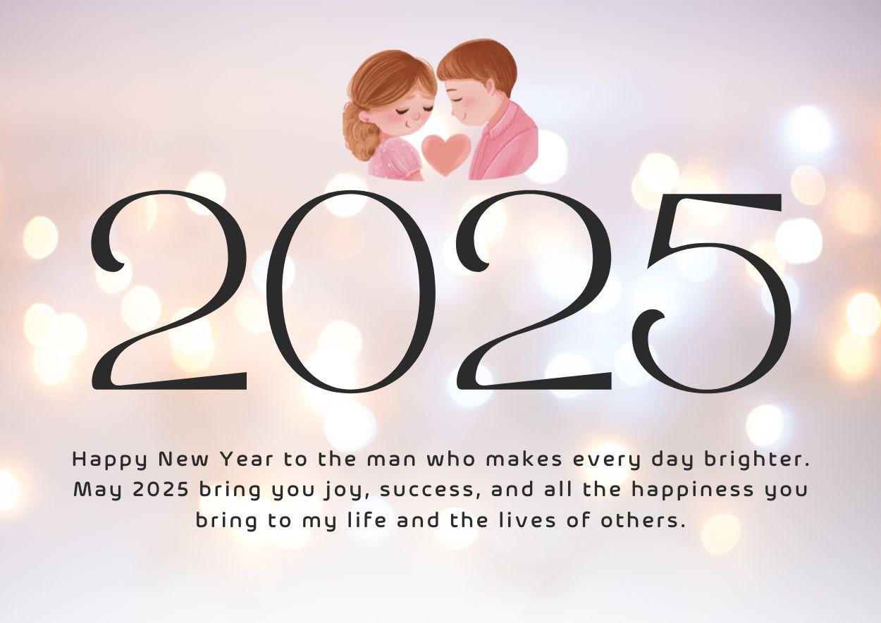 2025 Happy New Year Wishes For My Boyfriend Landscape