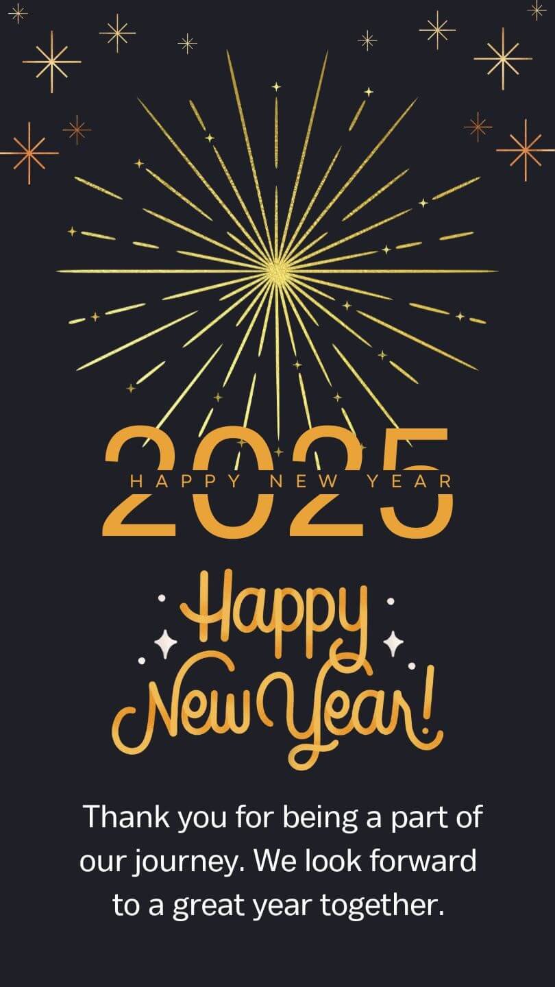 Happy New Year 2025 Wishes For Clients And Customers