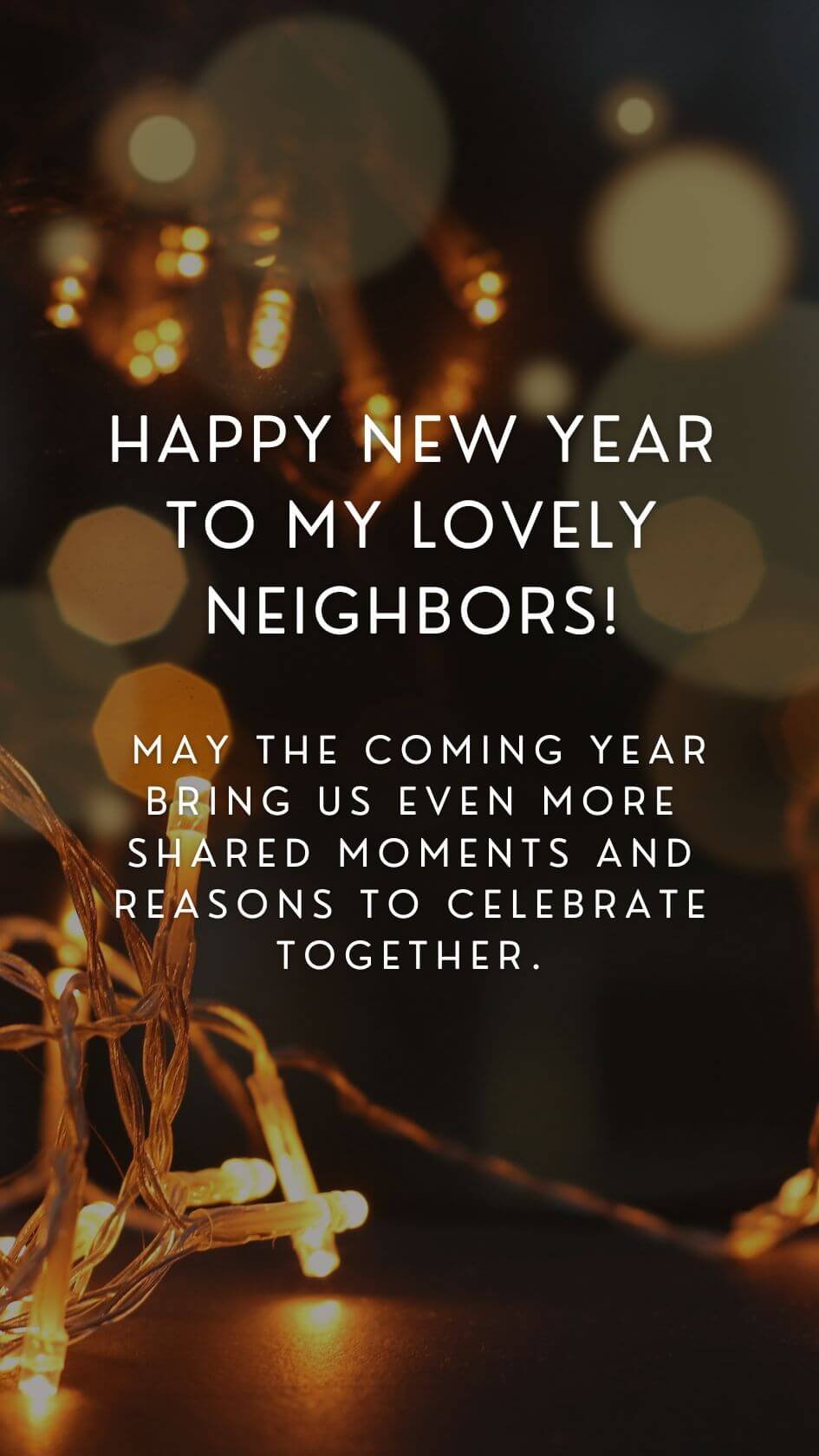 New Year Wishes 2025 For Neighbors