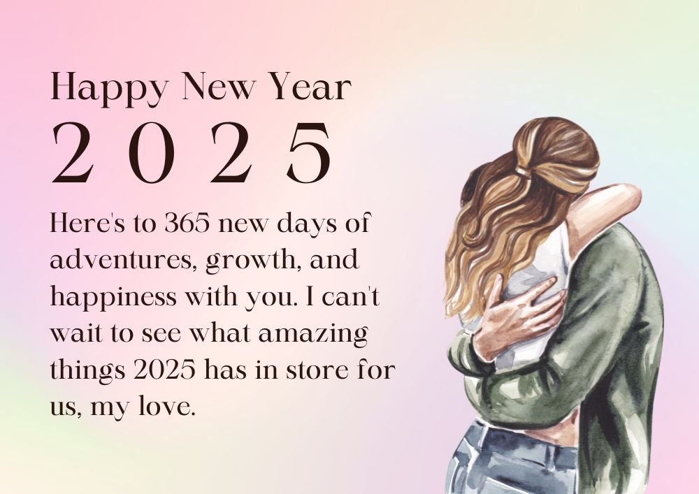 New Year 2025 Wishes For My Dear Lovely Boyfriend