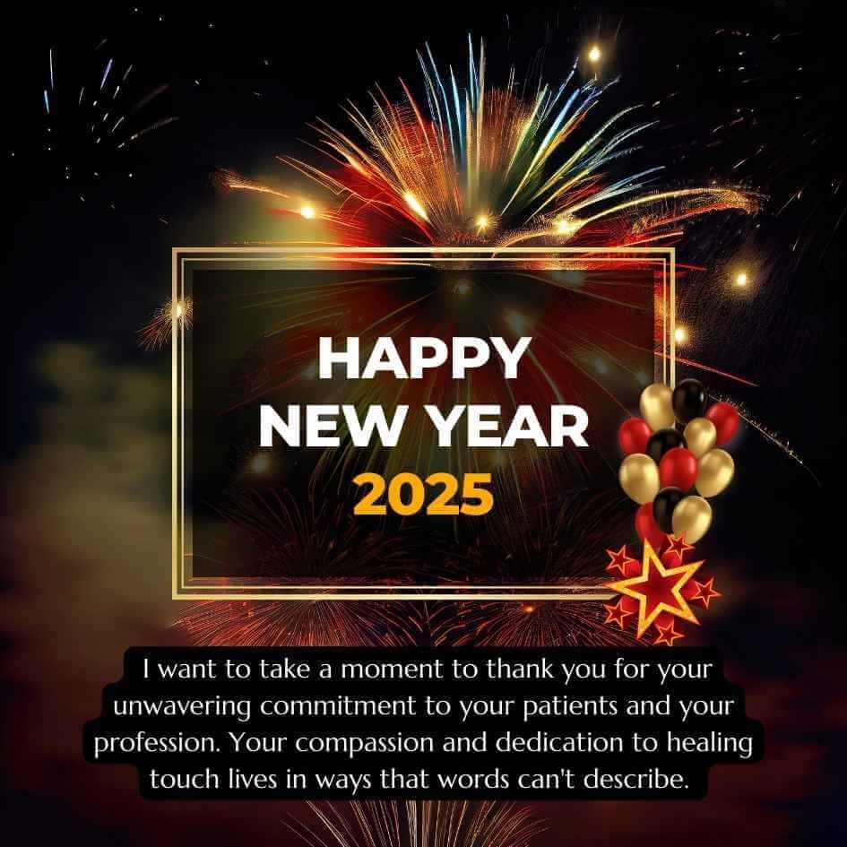 Happy New Year 2025 Wishes For Doctors With Images