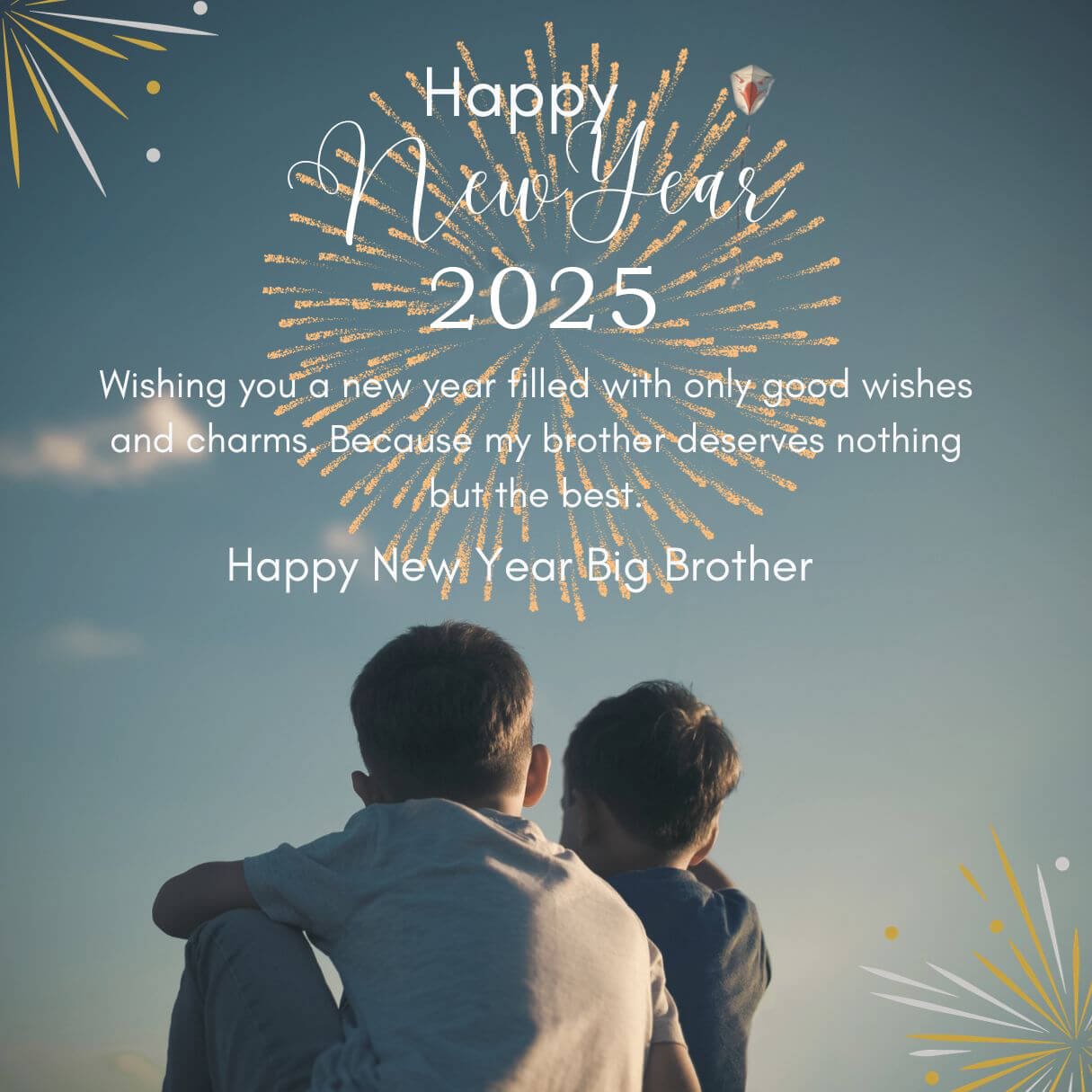 2025 Happy New Year Wishes For Elder Brother