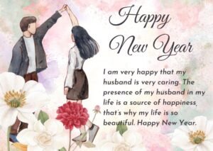 Read more about the article 45+ Happy New Year 2025 Wishes for Husband (Cute & Heart Felting)