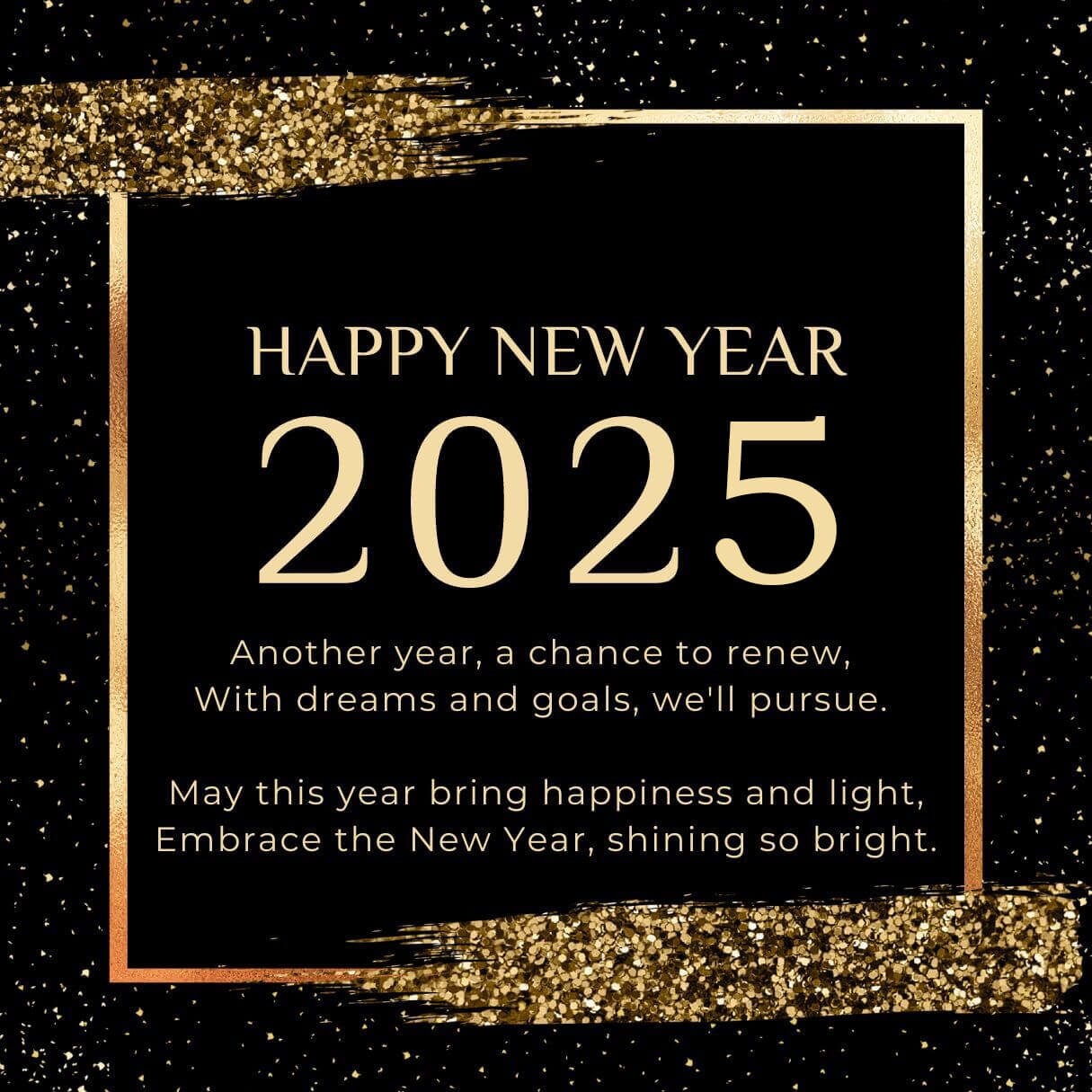 Black & Gold Short New Year 2025 Poems For Friends And Family.tif