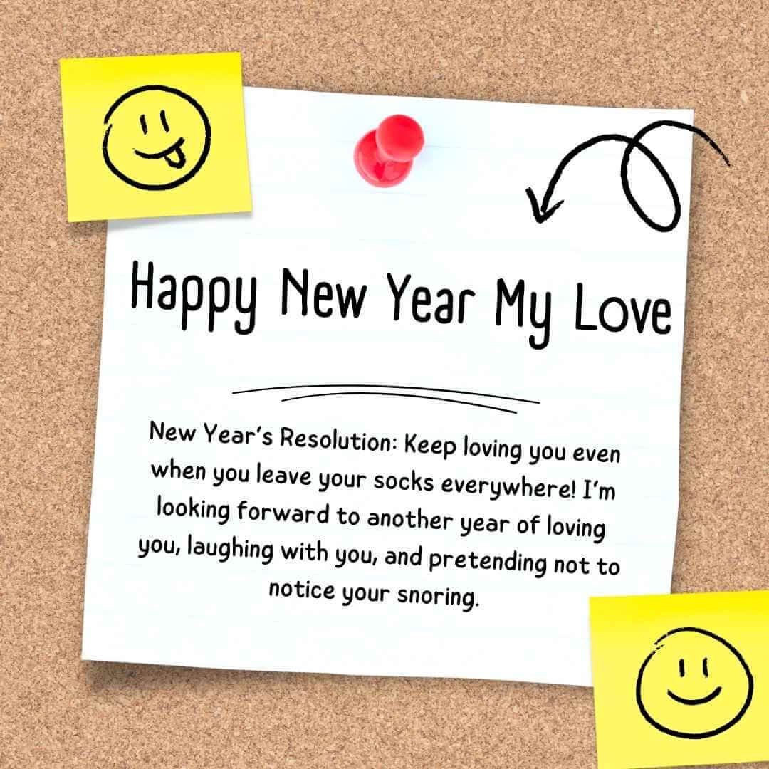 Funny New Year Wishes For Lovely Husband With Images