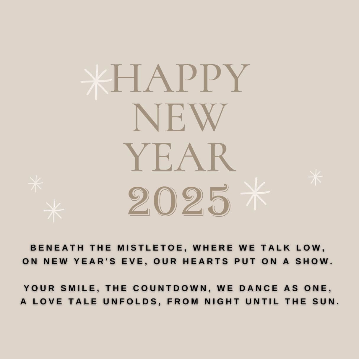 Happy New Year Poems For Boyfriend 2025