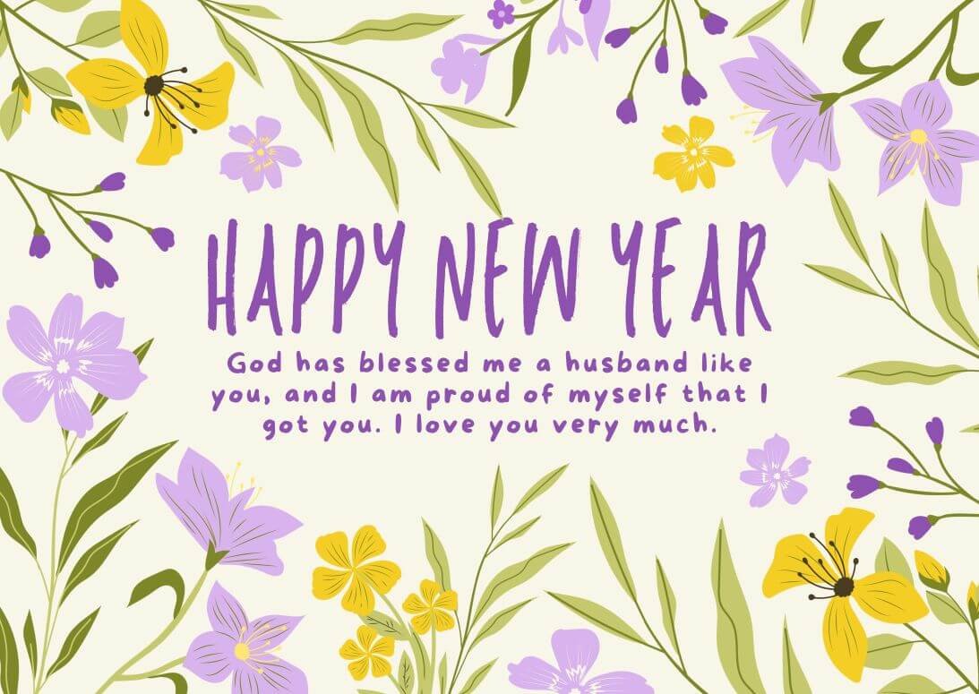 Happy New Year Wishes 2025 For To World Best Husband