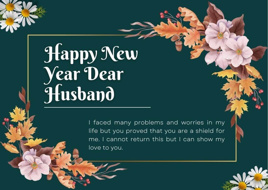 Happy New Year Wishes For Hubby Or Husband 2025