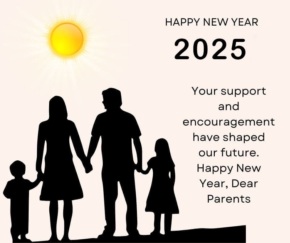 Happy New Year Wishes From School To Parents 2025